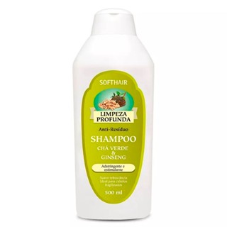 Shampoo Soft Hair Limpeza Profunda Chá Verde E Ginseng 500ml