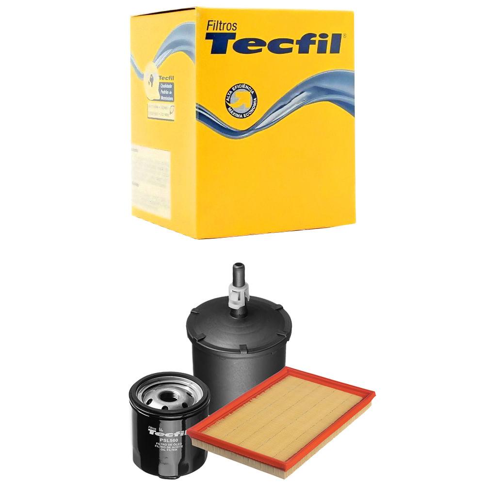 Kit Troca De Filtros Voyage 1.0 8v Flex 2008 A 2015 Tecfil - Spare Parts and Accessories for Vehicles
