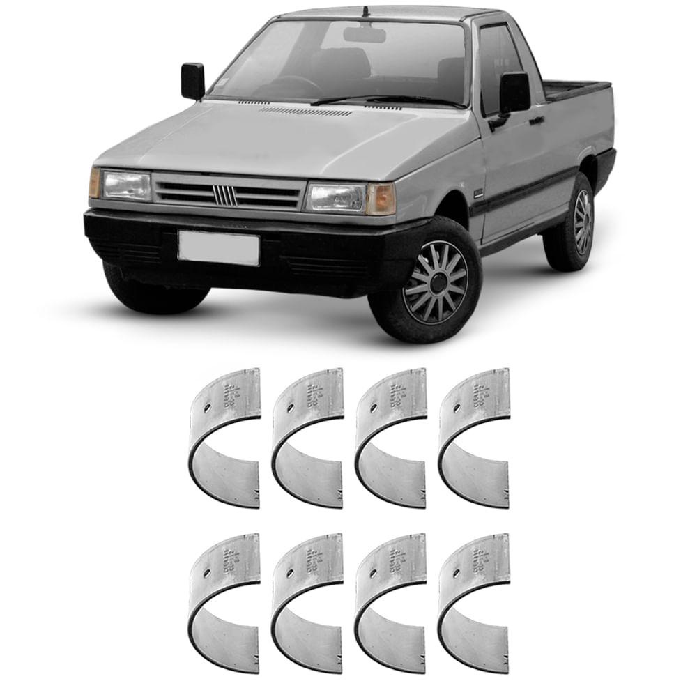 Bronzina Casquilho Biela 0.50 Fiorino Prêmio Uno 85 a 2004 Metal Leve SBB407 em Oferta na Shopee