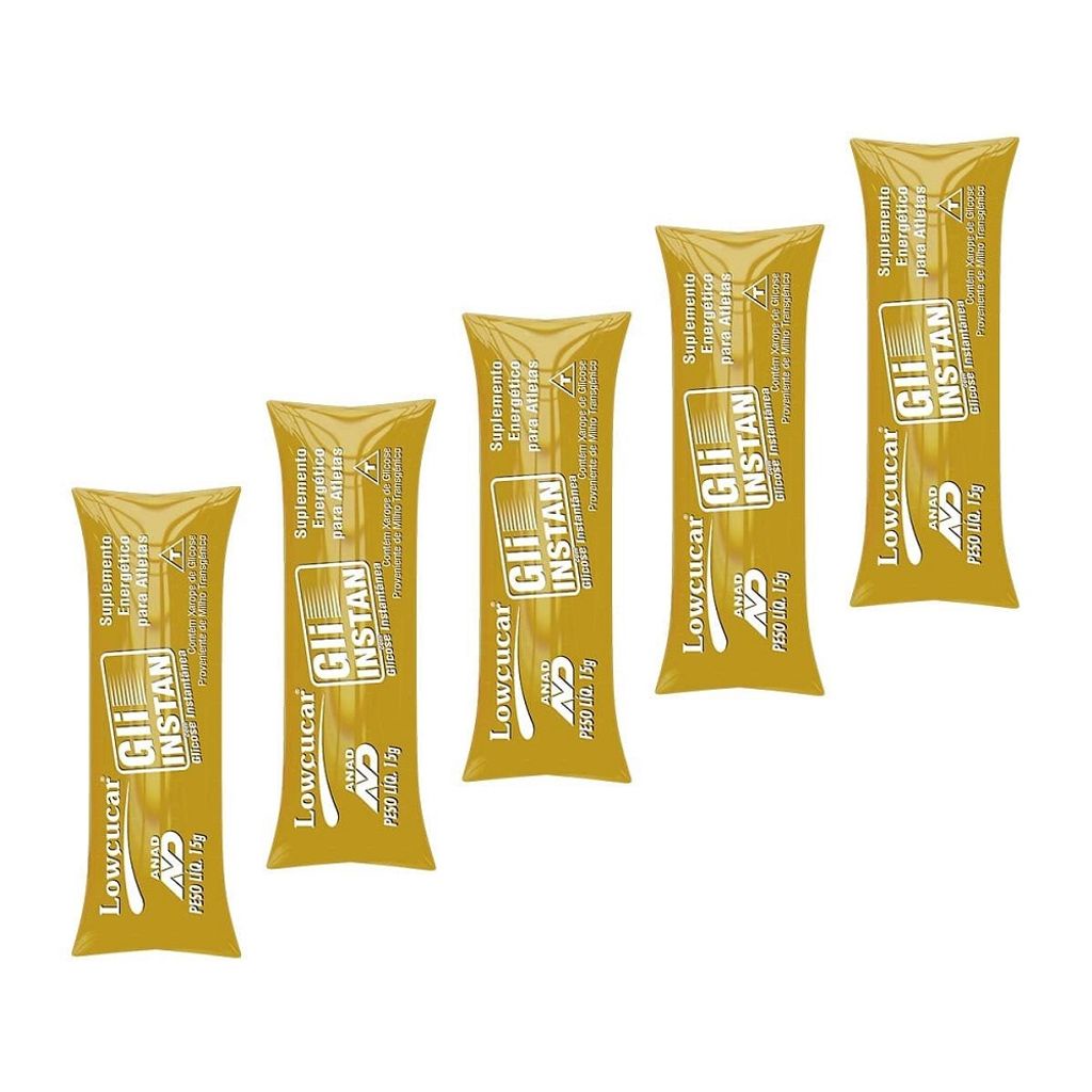 Gli-Instan Lowçucar Sabor Guarana Glicose Instantanea 5X15G em Oferta na Shopee