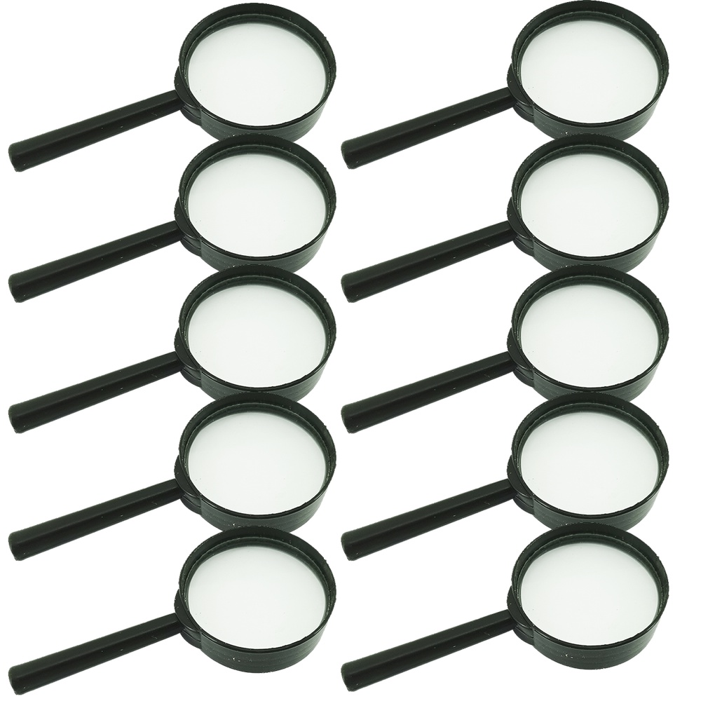 Kit 10 Lupas De Aumento 50 Mm - Lupa Pequena em Oferta na Shopee