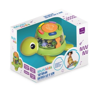 Tartaruga Bateria Com Luz e Som Multikids Primeira Infância - BR2093