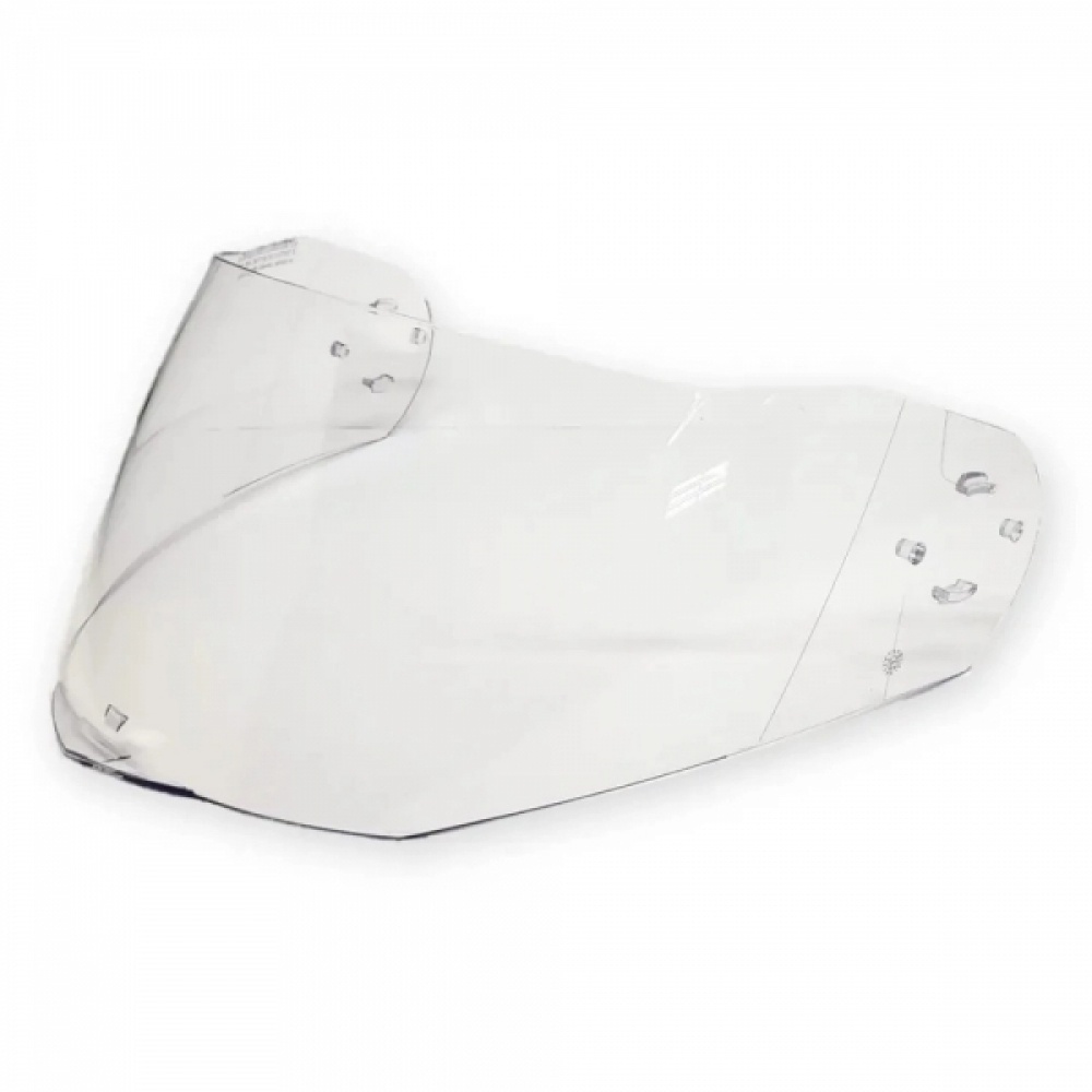 Viseira Incolor Cristal Capacete Articulado Robocop Helt New Hippo Glass Modelo Original Anti Risco Polivisor