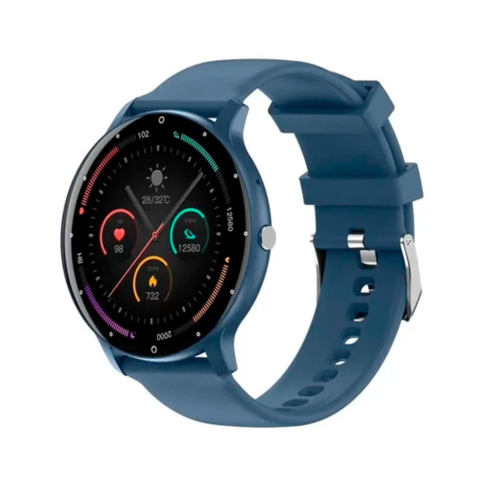 Relógio Smartwatch Zwear Zl02 Pro Bluetooth 5.2 Tela 1.3 pol Azul em Oferta na Shopee