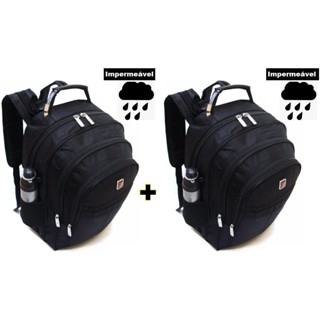 Kit 2 Mochilas Viagem Impermeável Reforçada