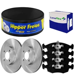 Kit Pastilha Disco Diant Ventilado Strada 1.4 2016 a 2020