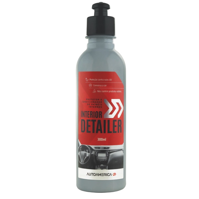 Interior Detailer Protetor E Condicionador De Plásticos Internos 300ml Autoamerica