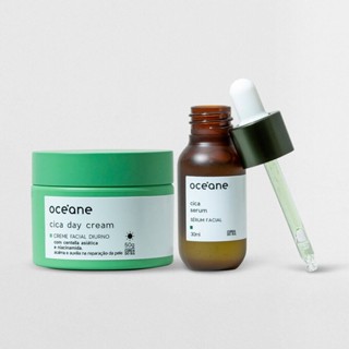 Kit Hidrata e Acalma – Sérum Facial de Cica + Creme Facial Diurno (2 Produtos)