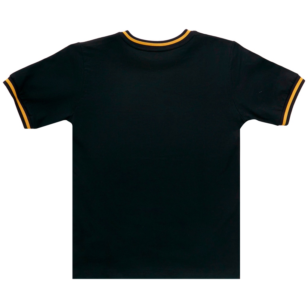 Detalhes do Camisa Brasil Gold Preta Retrô Infantil Juvenil Unissex Oficial
