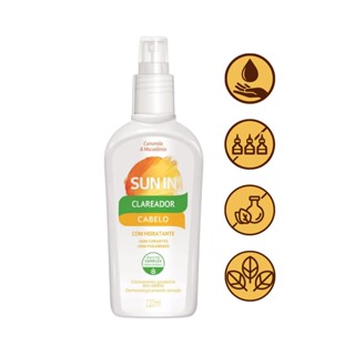 Kit com 2 Clareador Hidratante Capilar Pythoervas Sun-in 120ml