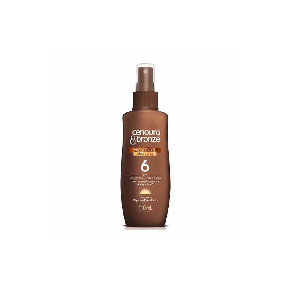 Bronzeador Cenoura&bronze FPS6 Óleo 110ml - Beauty