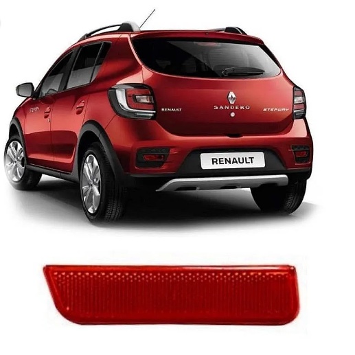 Lanterna Refletor Traseiro Direito parachoque para carro Duster Sandero Stepway
