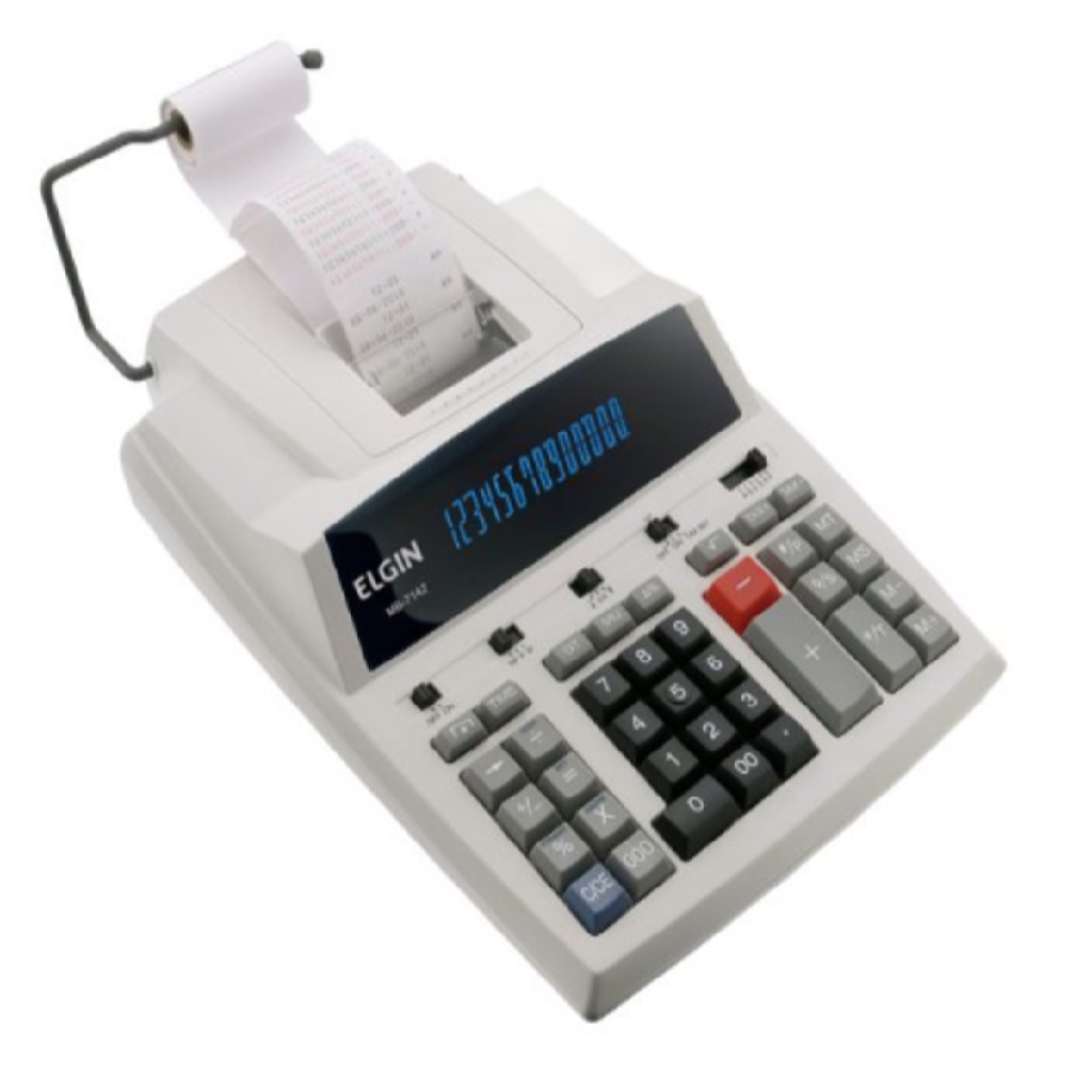 Calculadora Eletrônica de Mesa de 14 Dígitos com Bobina