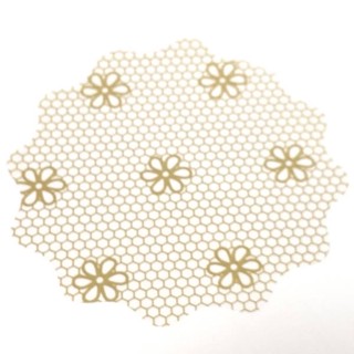 200 Fundo Rendado OURO 9cm Tapetinho para Doces Forro para Brigadeiro Forminhas