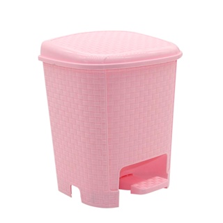 Cesto De Lixo Rattan Rosa Para Banheiro Infantil Design Delicado Quarto Lixeira Rosa 6 Litros Pequena Pratica Com Tampa E Pedal - Monte Libano em Oferta na Shopee