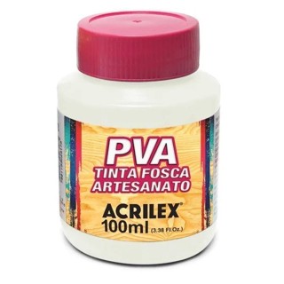 TINTA PVA FOSCA BRANCO PINTURA COM PINCEL ESPONJA ROLINHO ACRILEX