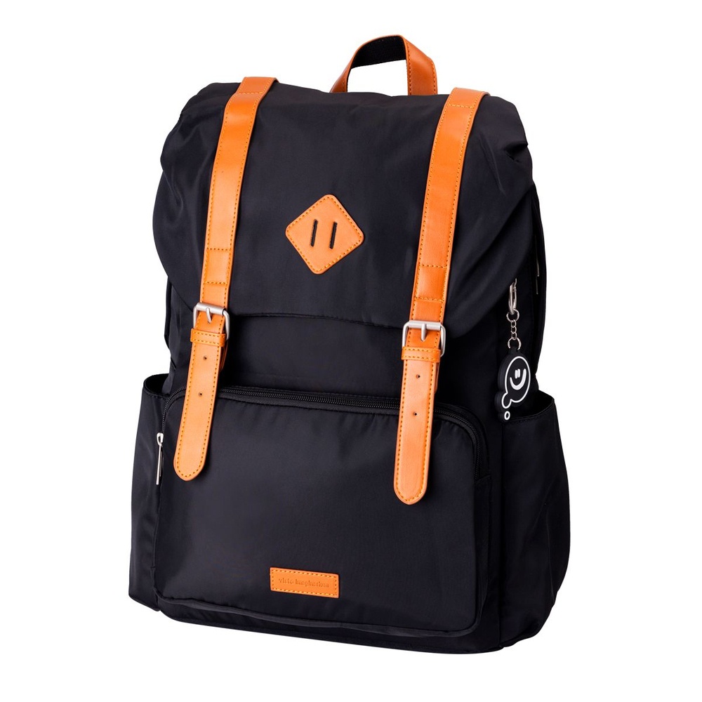 Mochila laptop todo dia preto e caramelo - Imaginarium em Oferta na Shopee
