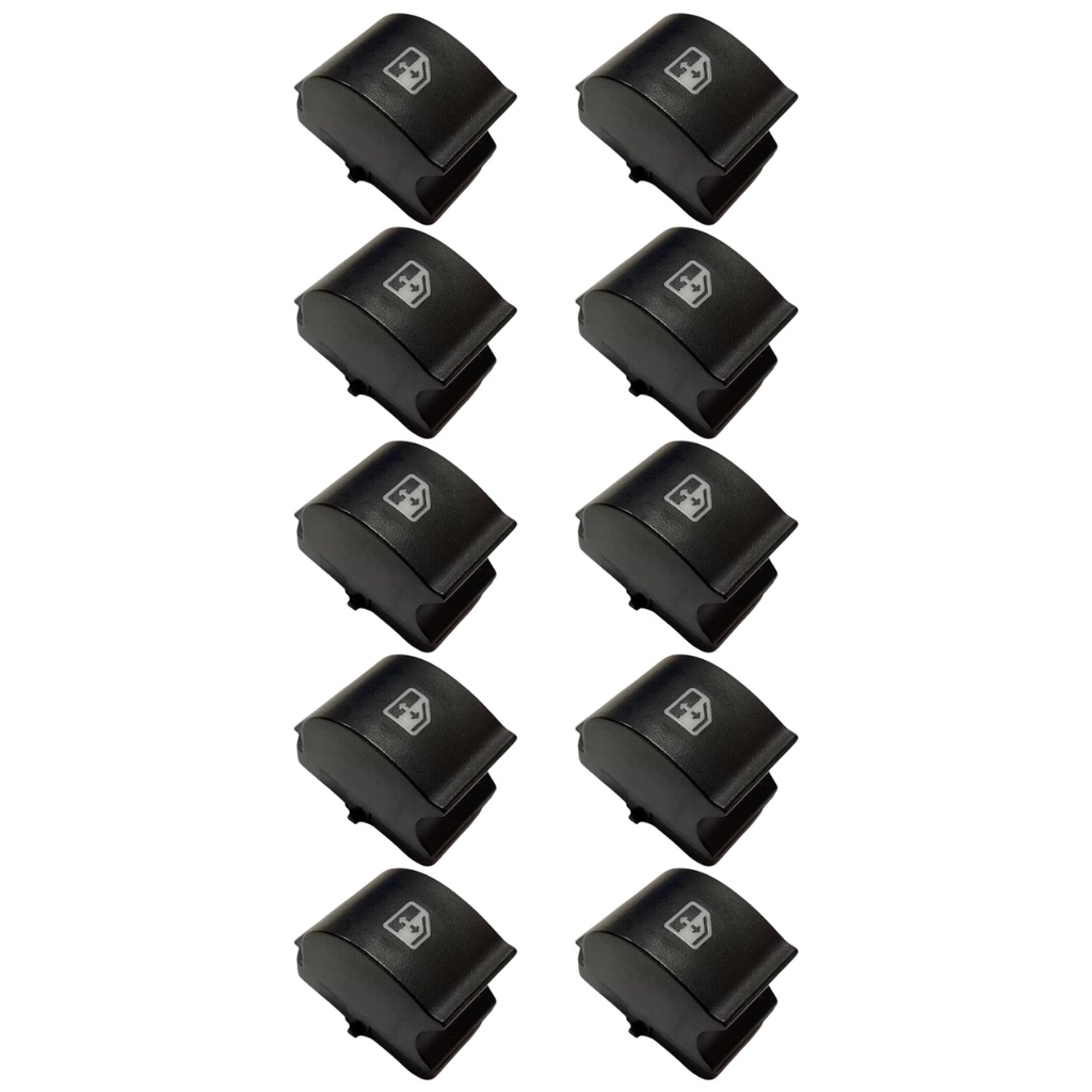Kit 10 Capas Botão Interruptor Vidro Elétrico Fiat Punto e Linea