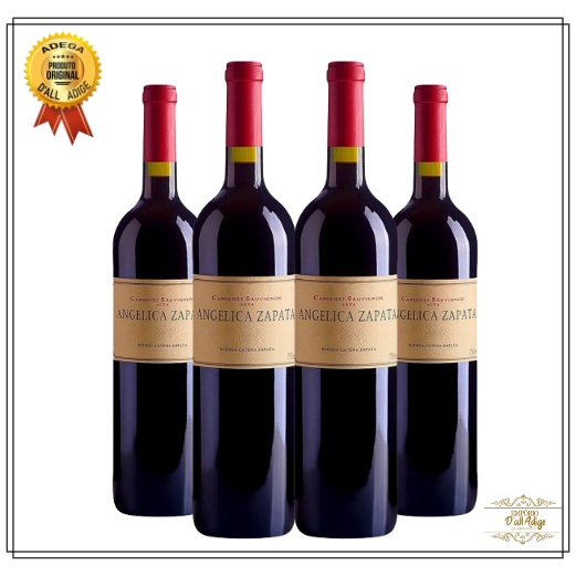 Kit 4 Vinhos Argentinos Angélica Zapata Cabernet Sauvignon