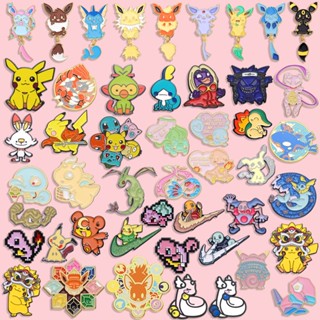 50 Novos Broches Anime Pokémon Esmalte Elf Backpack Crachás Acessórios De Vestuário Presentes Para Jóias Amigas