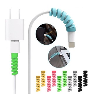 Protetores Espiral Para Cabo De Carregamento Usb Fone De Ouvido