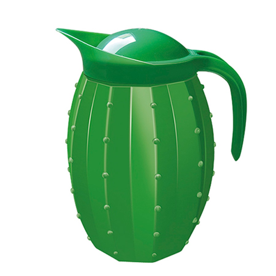Jarra em formato de Cacto - Verde 1,5L - 1 unidade - Rizzo Distribuidora