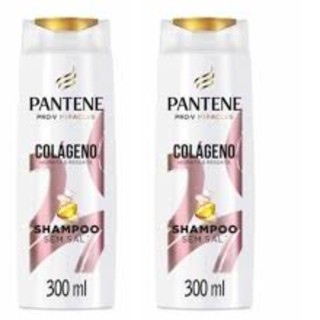 2 Shampoo pantene colágeno hidrata & resgata 300ml Pantene