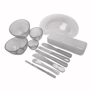 Kit 4 Cubeta + Cuba Rim + 6 Espátulas Com Estojo Translúcida em Oferta na Shopee