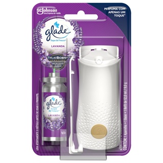 Odorizador de Ambiente Glade Toque de Frescor Aparelho + Refil Lavanda 12ml em Oferta na Shopee