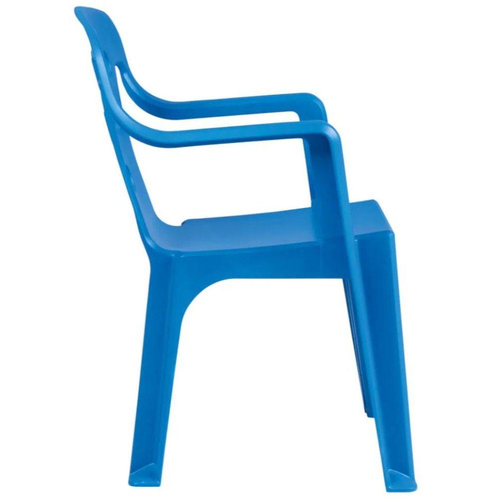 Detalhes do Poltrona / Cadeira Infantil Mor 15151554 Kids Plástica Azul