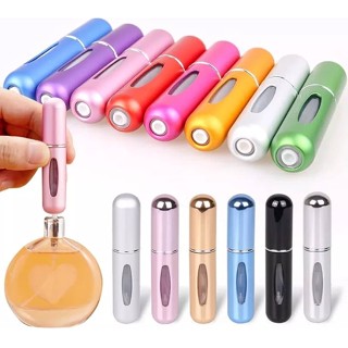 Porta Mini Perfume Recarregavel Portatil Spray 5ml para Viagem