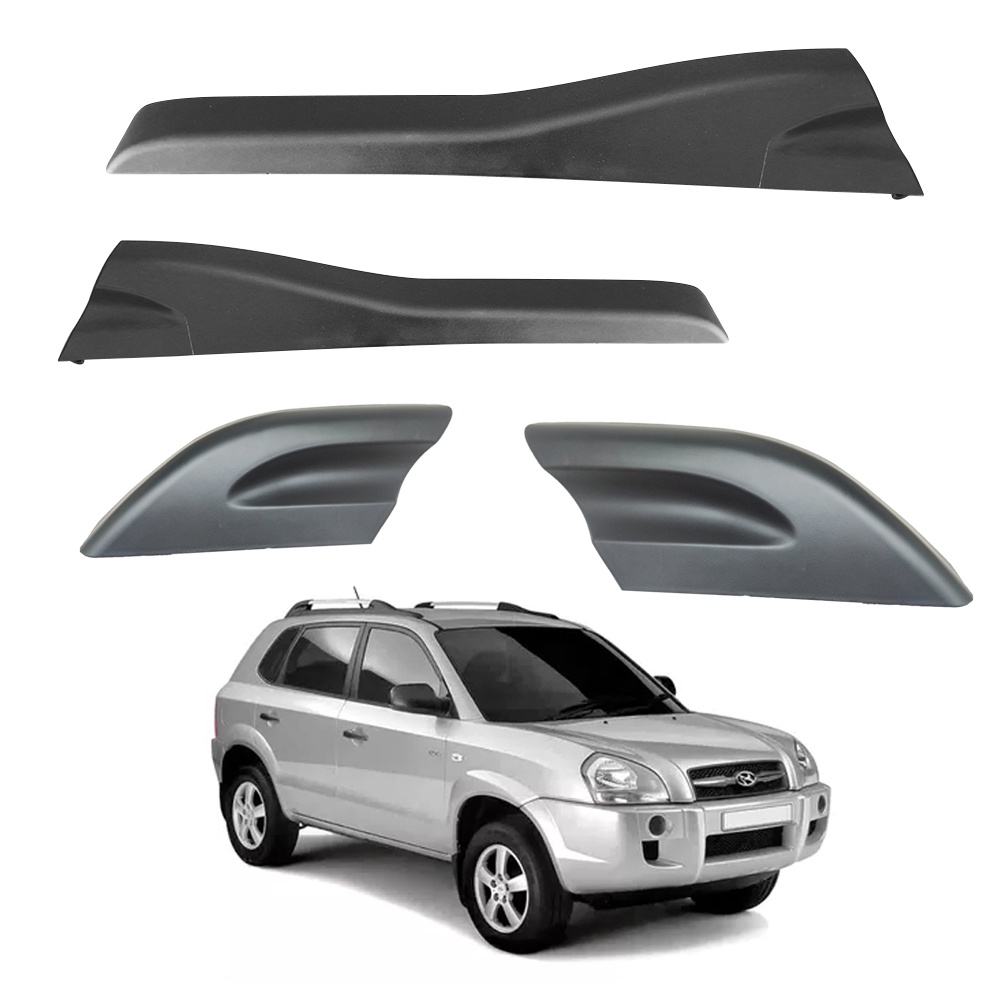Kit Acabamento Rack Teto Tucson 06 07 08 09 10 Diant Tras