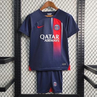 2023/24 Infantil Kit Camisa de Time PG Camisa de Futebol Conjunto Criança Uniforme Calções Kit Tailandês