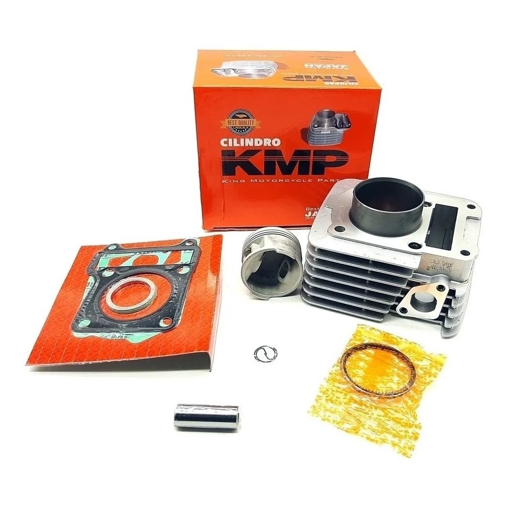 Kit Motor Cilindro Pistão Anéis Std Kmp Ybr 125 2000 2001 2002 2003 2004 2005 2006 2007 2008 em Oferta na Shopee