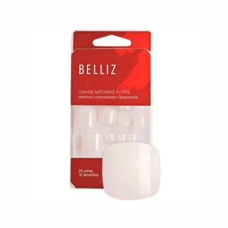 Unhas Postiças Para Pés Belliz Naturais em Oferta na Shopee