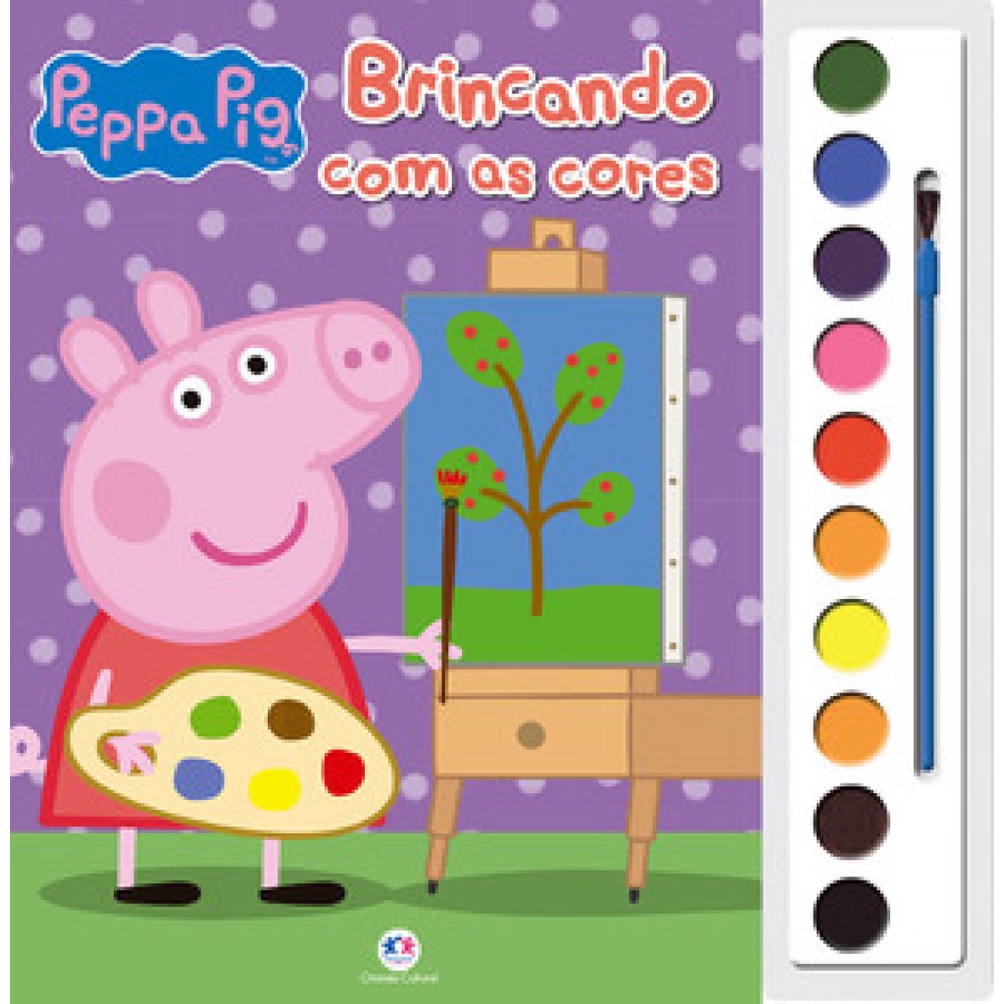 PEPPA PIG   BRINCANDO COM AS CORES em Oferta na Shopee