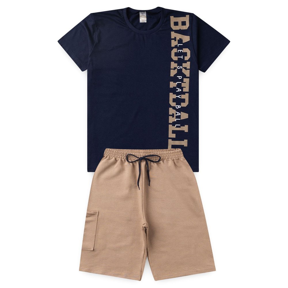 Conjunto Juvenil Menino Masculino Verão 12 ao 18 - PRONTA ENTREGA em Oferta na Shopee