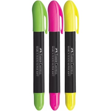 Caneta Marca Texto Super Soft Gel - Faber Castell
