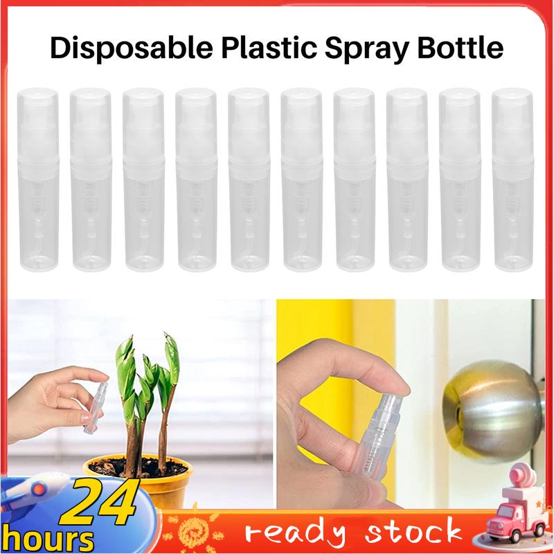 30Pcs Clear 2Ml Frasco Plástico Transparente Em Spray Perfumado Descartável De Amostra Vazio Para Festa De Viagem