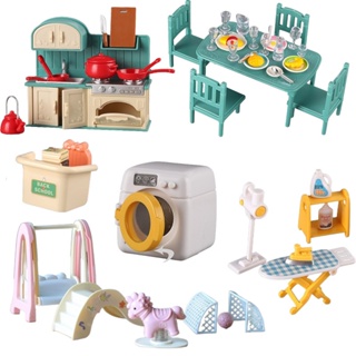 Conjunto De Mini Cama De Animais Florestais Móveis Família De Bricolage 1 : 12 Villa Toys Wine House Aniversário Doll em Oferta na Shopee