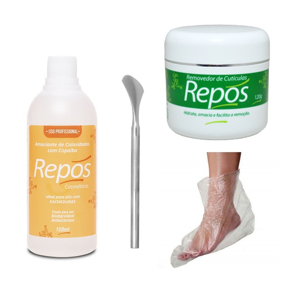 Amaciante de Calosidades Com COPAÍBA + Creme Removedor Repós + 222 + 10 BOTAS em Oferta na Shopee