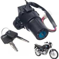 Chave De Ignição Contato Para Yamaha Ybr 125 Xtz 125 Tdm 4 Fios 2 Chaves