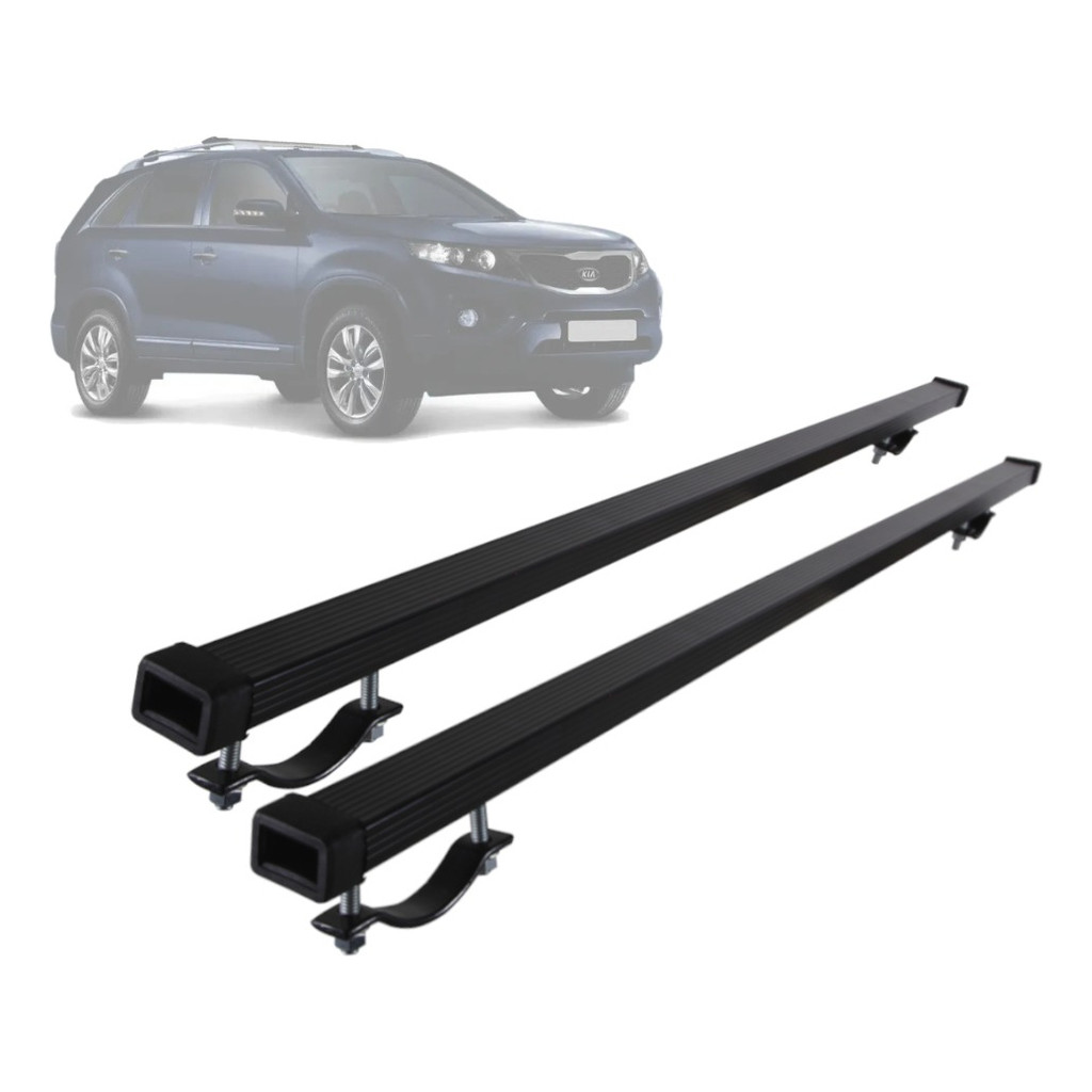 Rack Teto Travessa Bagageiro Aço Kia Sorento 2010 A 2011