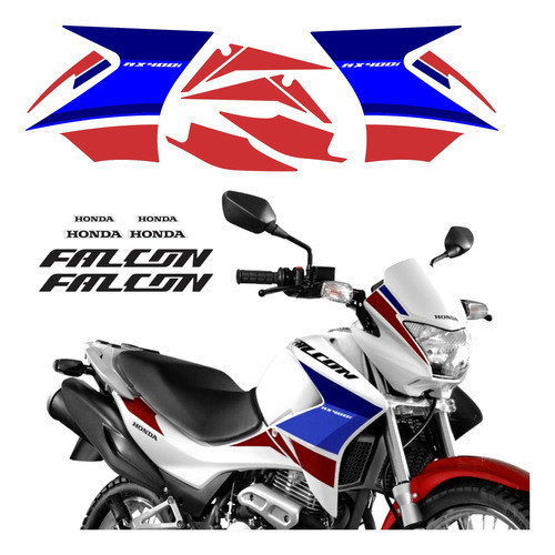 Adesivo Carenagem Honda Nx400 Falcon Special Edition 2015