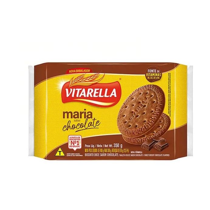 Vitarella Maria Chocolate 350G em Oferta na Shopee