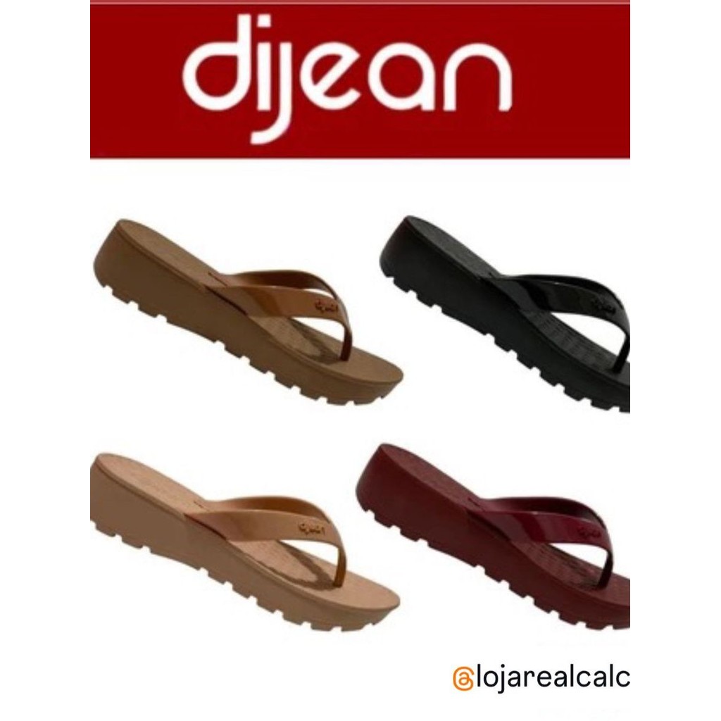 Chinelo Tamanco de Dedo Feminino Dijean em Oferta na Shopee