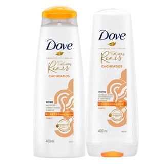 Kit Shampoo + Condicionador Dove Texturas Reais Cacheados 400ml