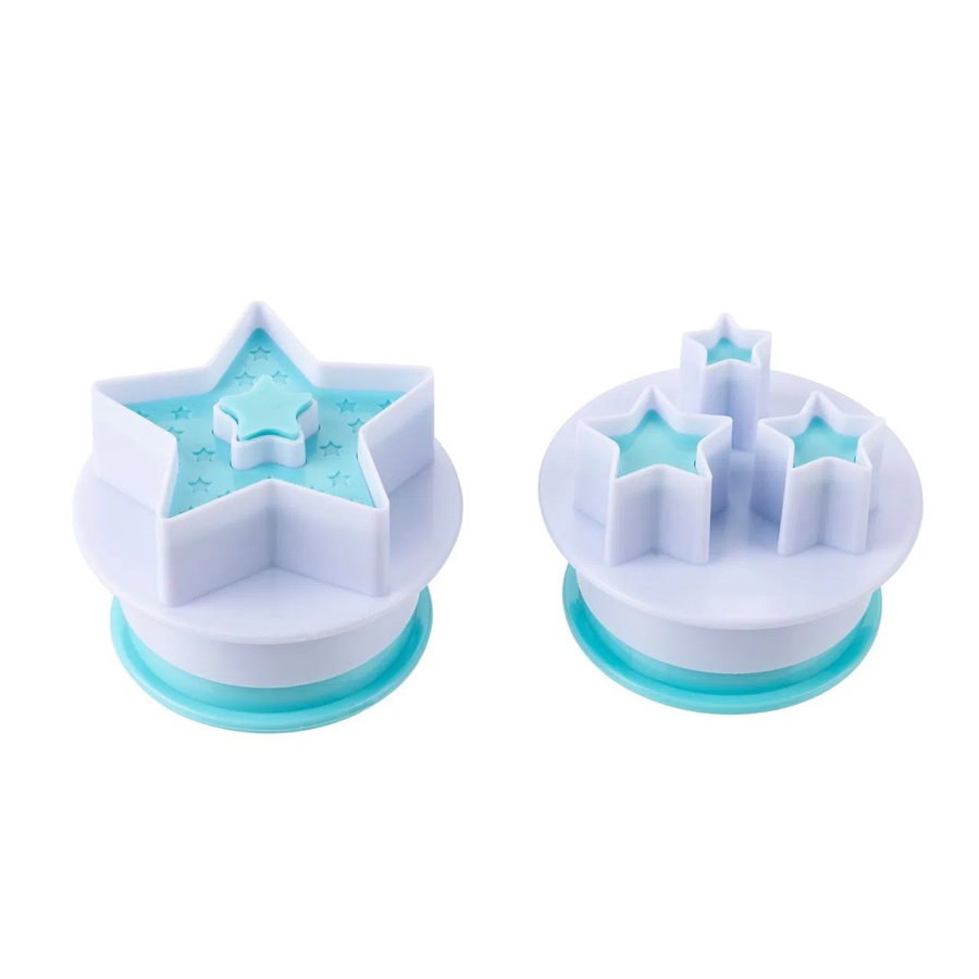 Ejetor Cortador Estrela - FT297 - 2 unidades - Silver Plastic - Rizzo em Oferta na Shopee