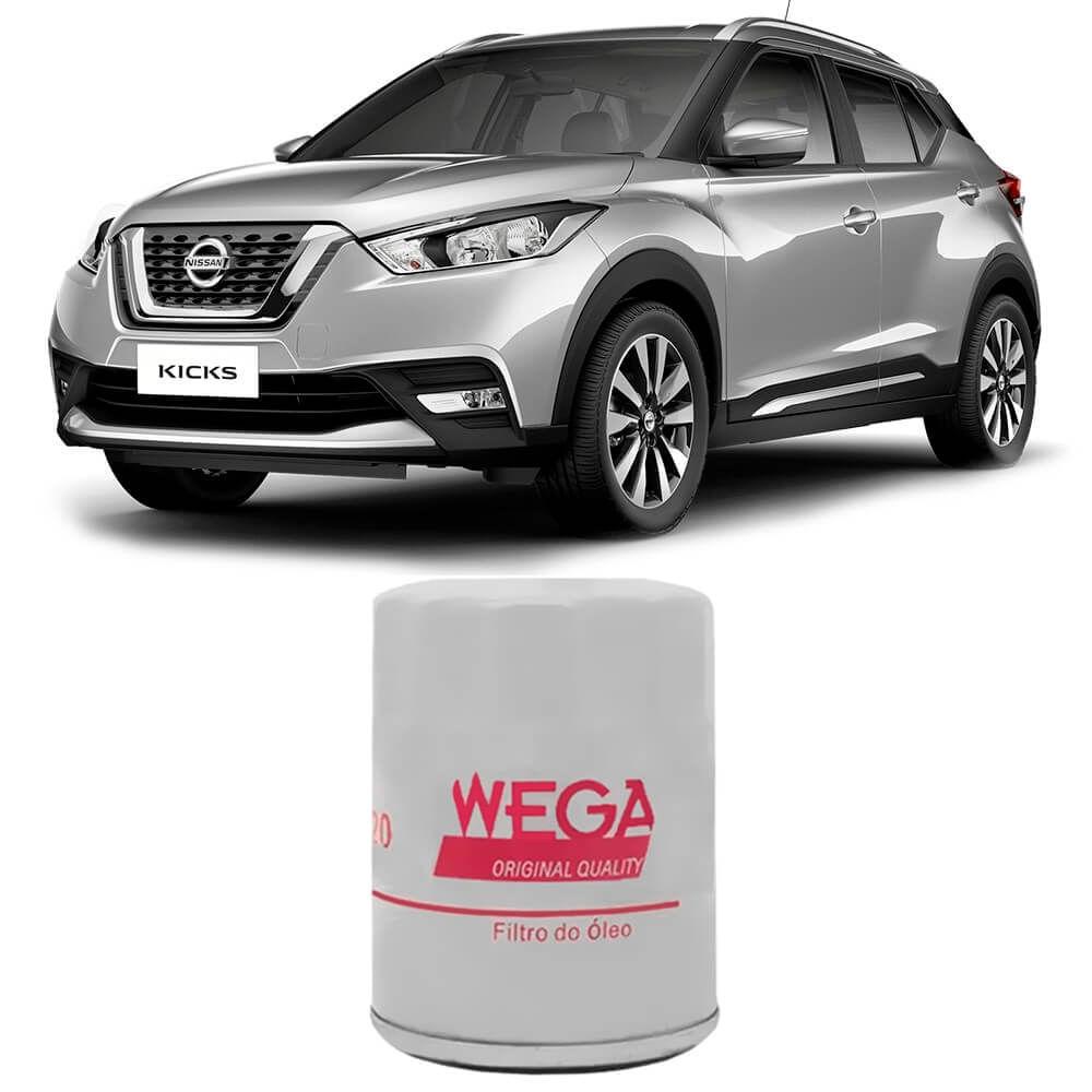 Filtro Óleo Nissan Kicks 1.6 2017 A 2018 Wega em Oferta na Shopee