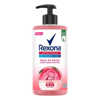 Sabonete Líquido Rexona Antibacterial Água De Rosas 500ml